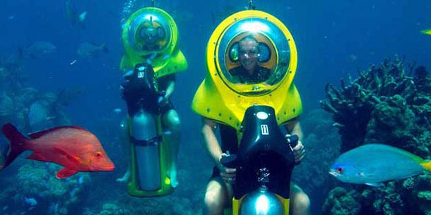 Under Water Scooter, Mauritius