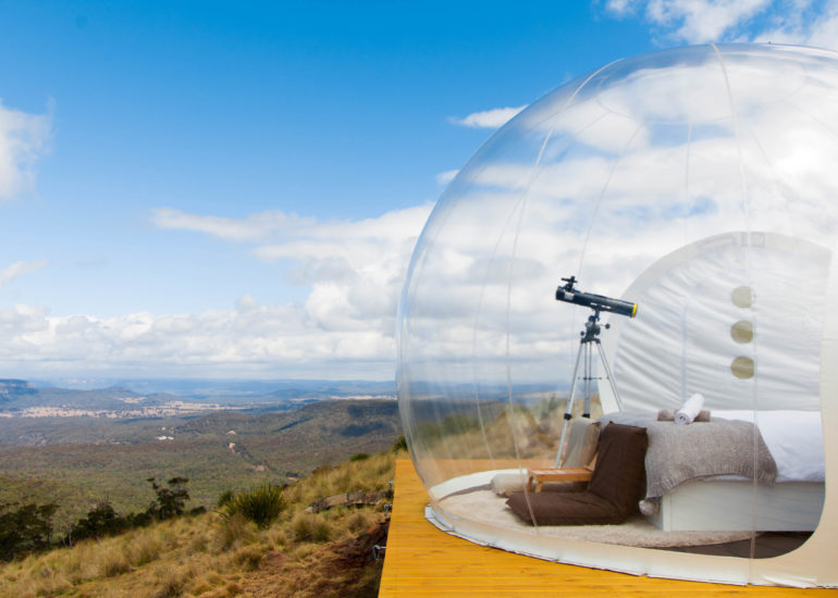 Tegenhanger specificeren psychologie Spend Your Australia Vacation In The First Bubble Tent Equipped With  Luxurious Amenities