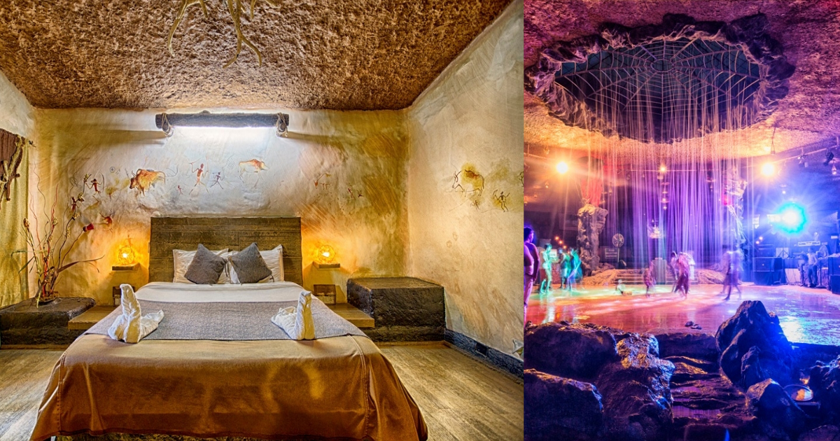 India’s First Underground Cave Resort In Bangalore Lets You Check Into A Cave Suite