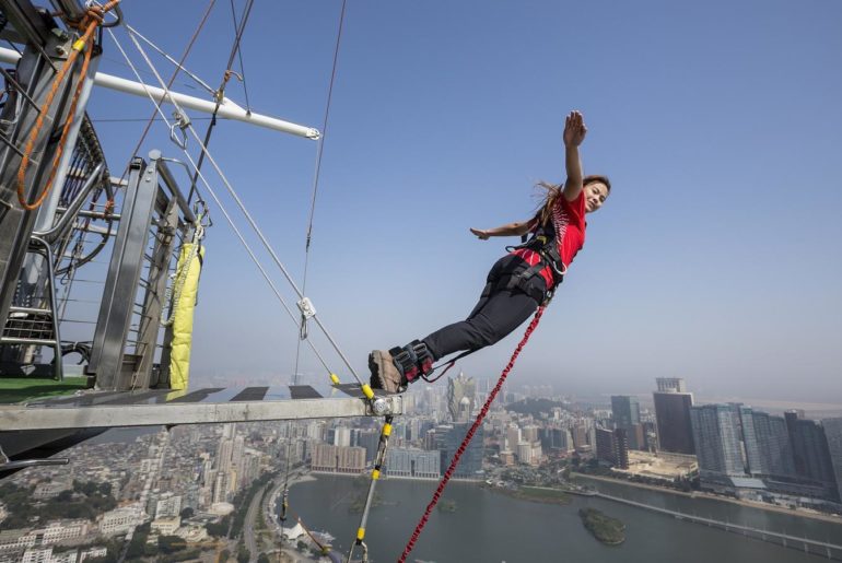 We Jumped From The World’s Highest Bungee Point In Macao!