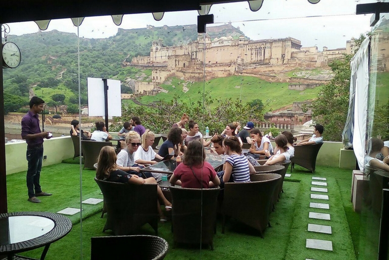Hang Out Right Opposite The Amer Fort On This Incredible Rooftop Restro