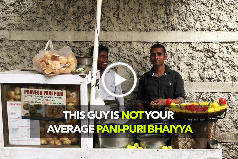 Pravesh Panipuri In Kolkata Sells 17 Types Of Puchkas & Has Even Been Called To Australia For The Same