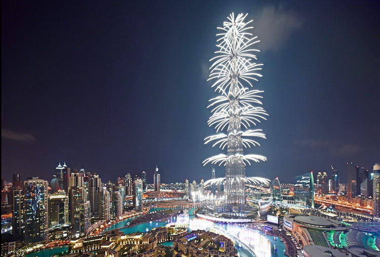 dubai fireworks