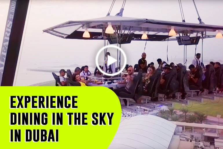 Enjoy Dining While You’re In The Sky With A Gorgeous View In UAE