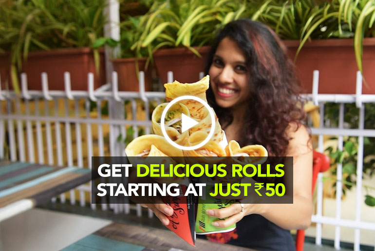 Get Delicious Rolls Starting At Just INR 50 In Mumbai, Pune, Delhi & Bengaluru