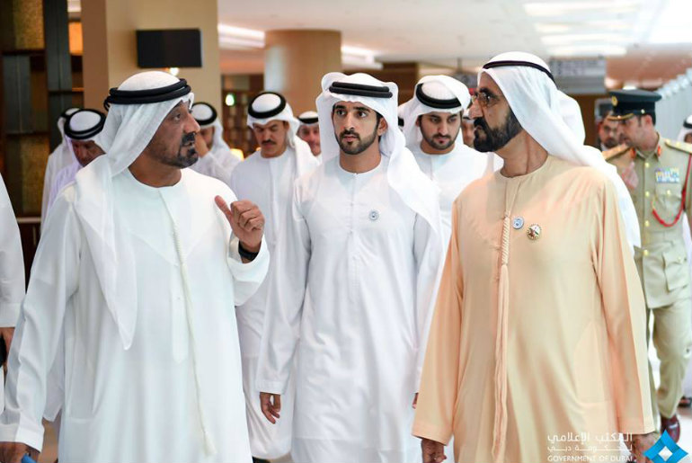 H.H. Ruler Of Dubai Makes Surprise Visit To Dubai Airport