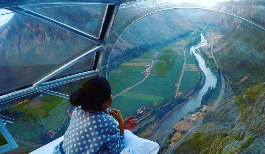 Transparent Pods At Skylodge Adventure Suites, Peru