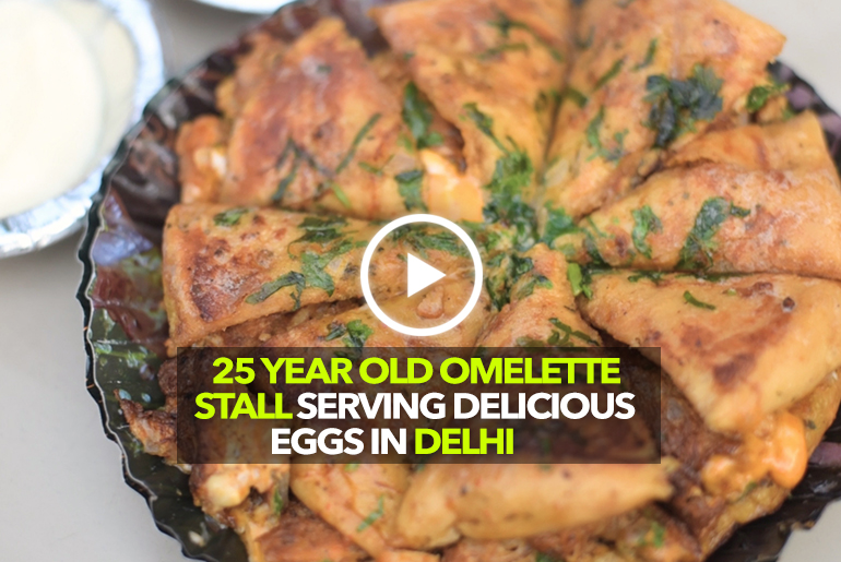 Head To Bilu’s Omlet Point in Delhi For Delicious Cheese Chicken Kulcha