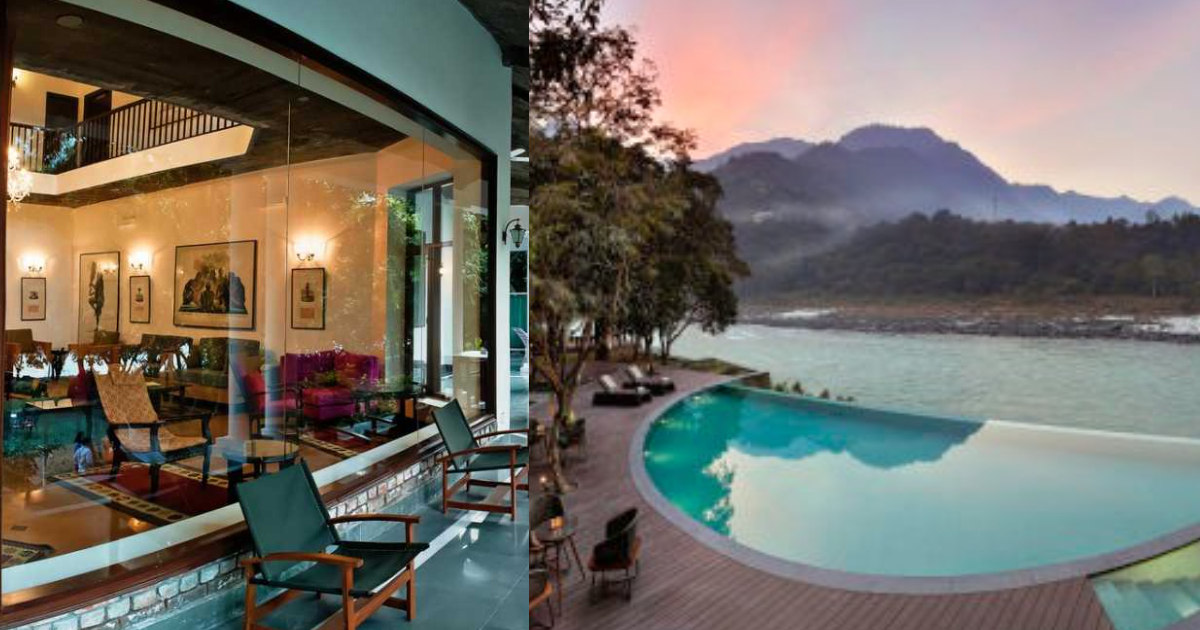 This Glasshouse In Rishikesh Has An Infinity Pool Overlooking The Ganges