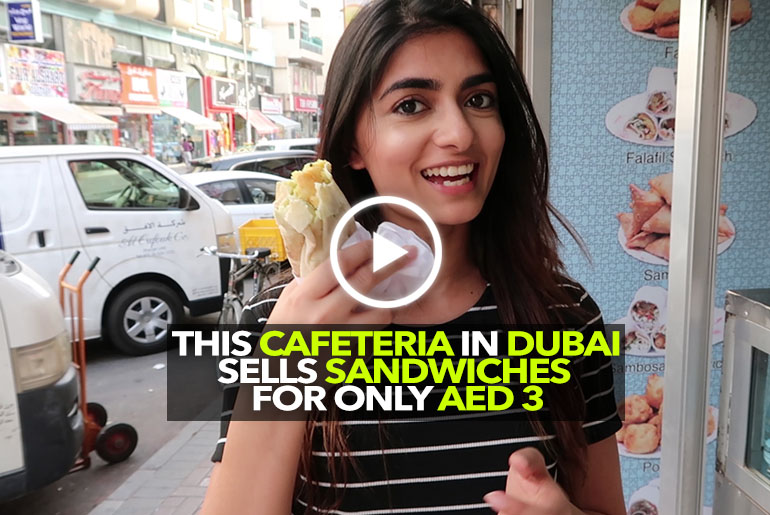 This Cafe In Meena Bazaar Serves Sandwiches For AED 3