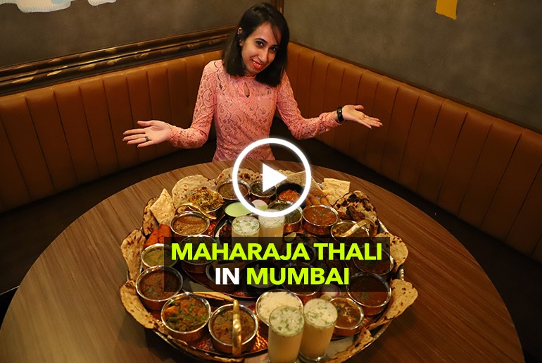 Do You Have What It Takes To Finish This Giant Thali At Quarter Canteen In Mumbai?