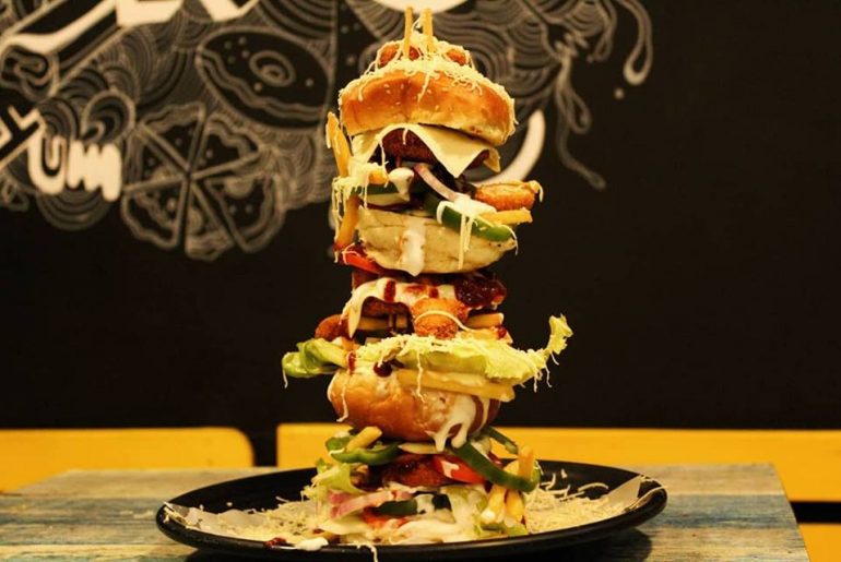 Gorge On 1Kg Burger At This Cafe In Pune