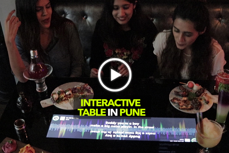 India’s 1st Bar With Touch Screen Tables At Drinx Exchange