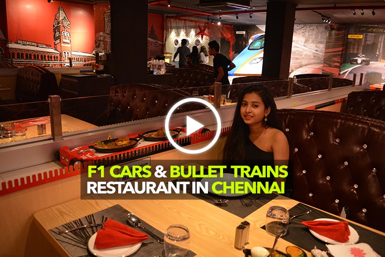 Locofeast In Chennai Uses Miniature F1 Cars To Serve Food