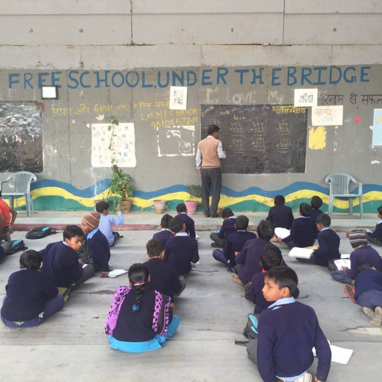 Free School Under The Bridge Teaches 250 Slum Students