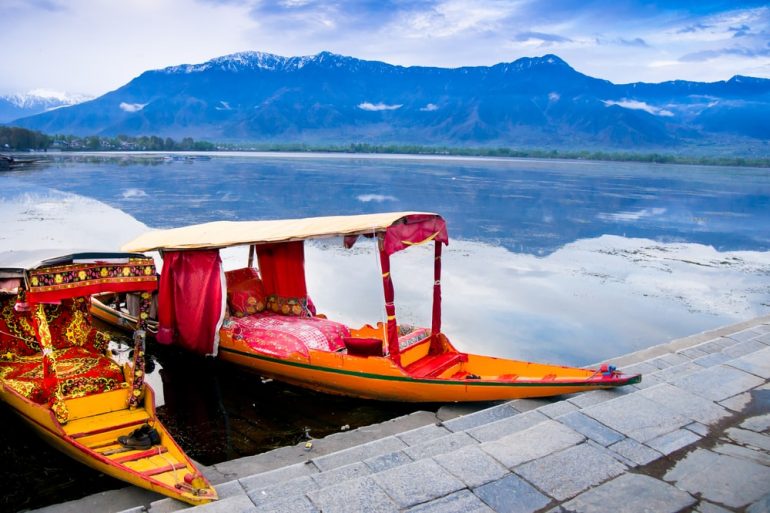 Dal Lake Temporarily Freezes For The Winter