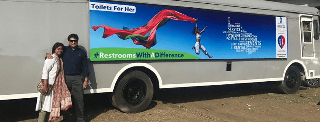 Pune Entrepreneurs Transform Old Buses Into Public Toilets