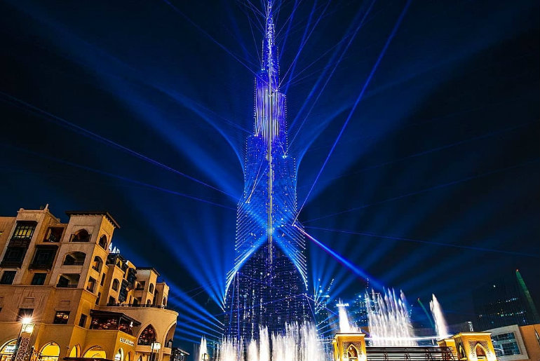 Burj Khalifa Spectacular Laser & Light Show