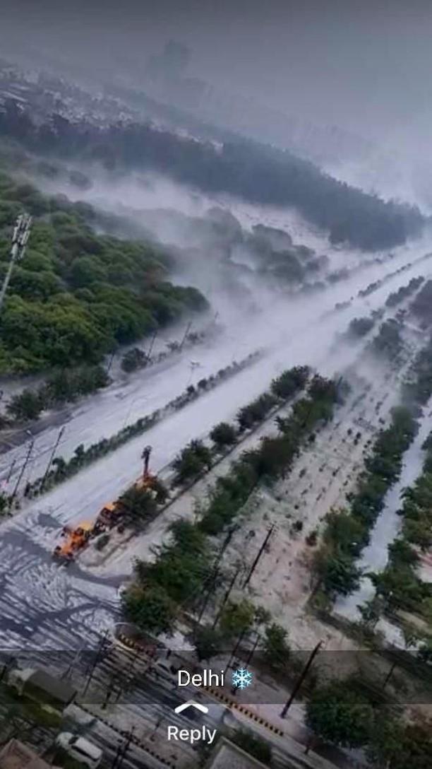 Delhi hailstorm