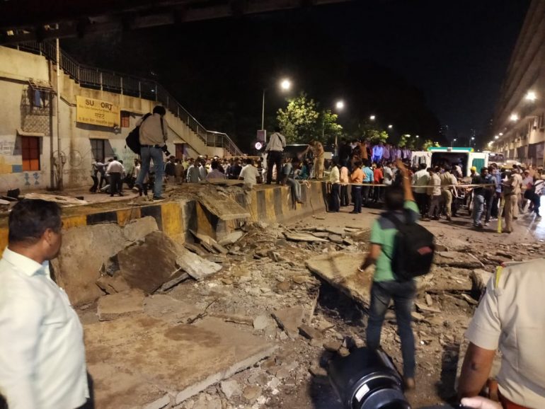 Mumbai CST Footover Bridge Collapses
