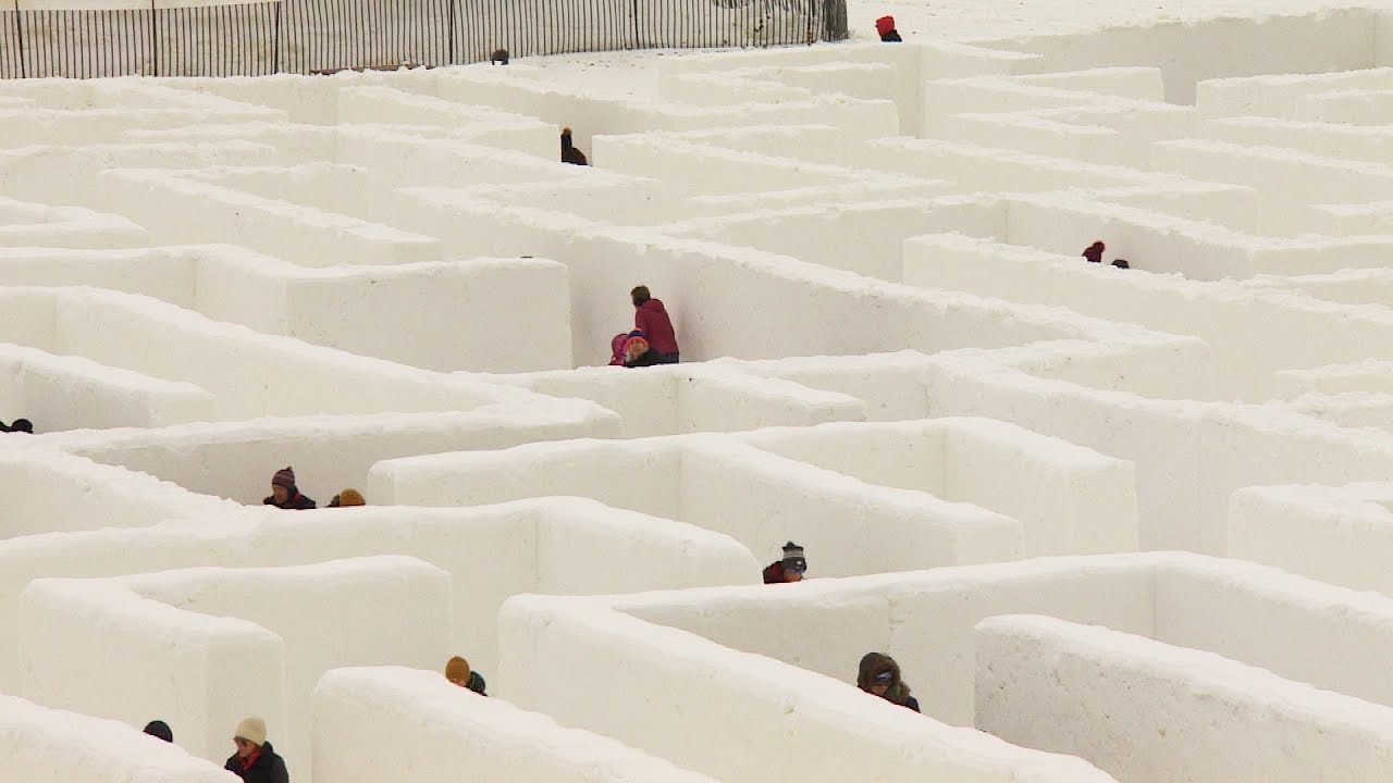 Canada’s New Winter Draw: The World’s Largest Snow Maze