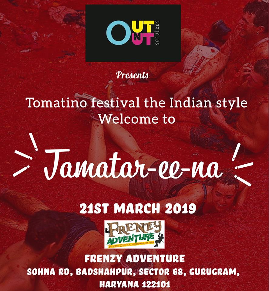 Tamatar-ee-na Holi Festival At Frenzy Adventure Park,Gurgaon