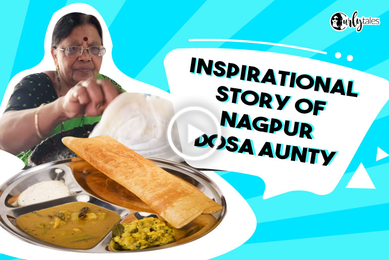 61 Year Old Woman In Nagpur Sells 4 Dosas Only For Rs 10!