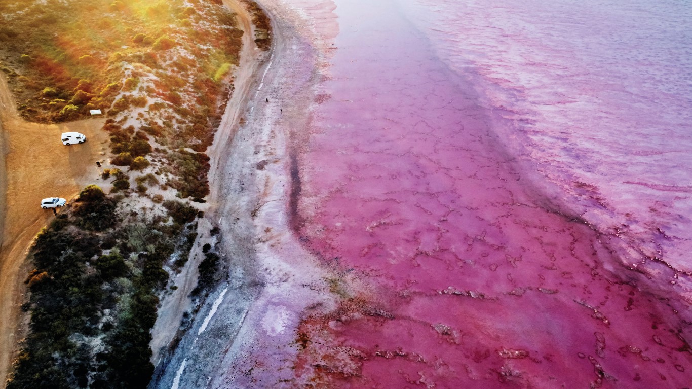 This Pink Lagoon In Australia Holds You Enchanted