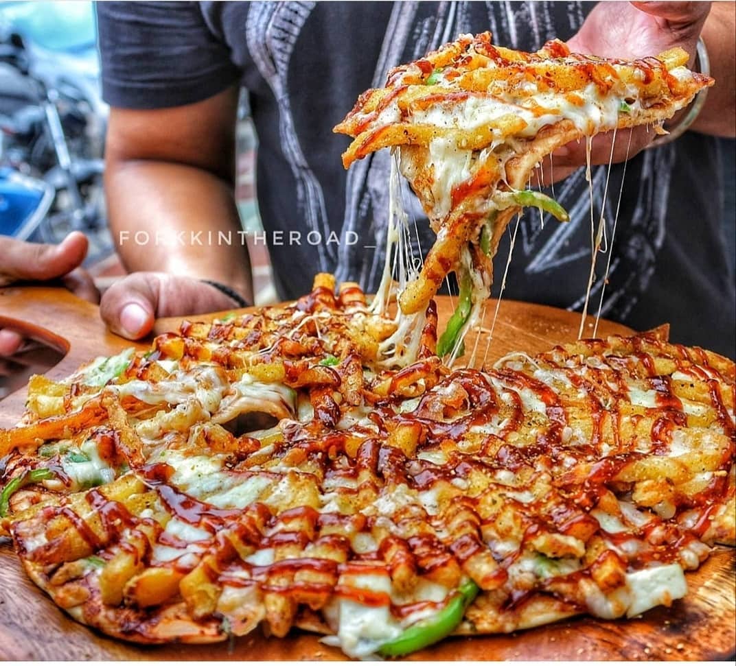 Tried The BBQ Fries Pizza At Shake Eat Up, Delhi?