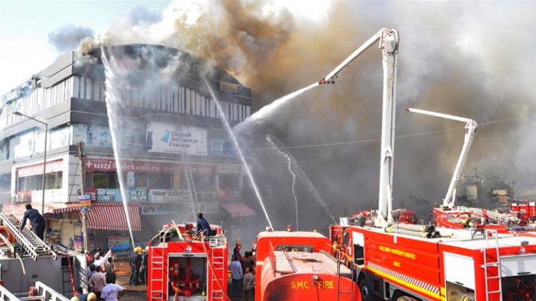 Fire Erupts At A Surat Coaching Center Killing About 23 Students