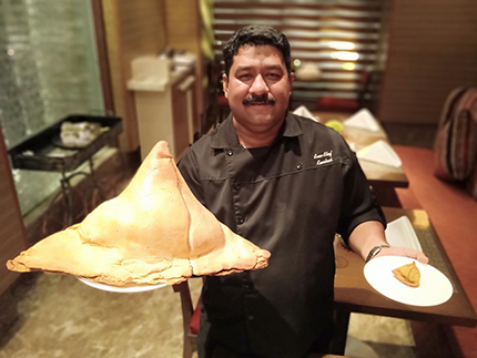 Hungry? Check Out This Gigantic 5Kg Samosa