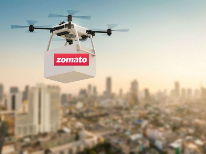 Zomato All Prepped To Become India’s First ‘Drone Delivery’ Service