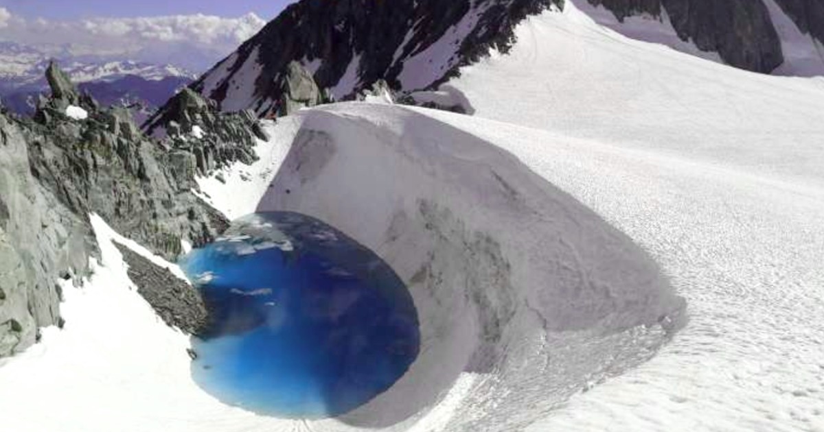 Lake Discovered 11,000 Feet High In The French Alps