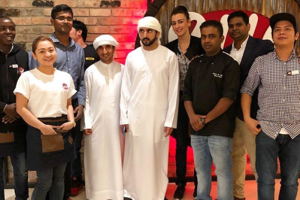 Sheikh Hamdan aka Fazza at She Burgers