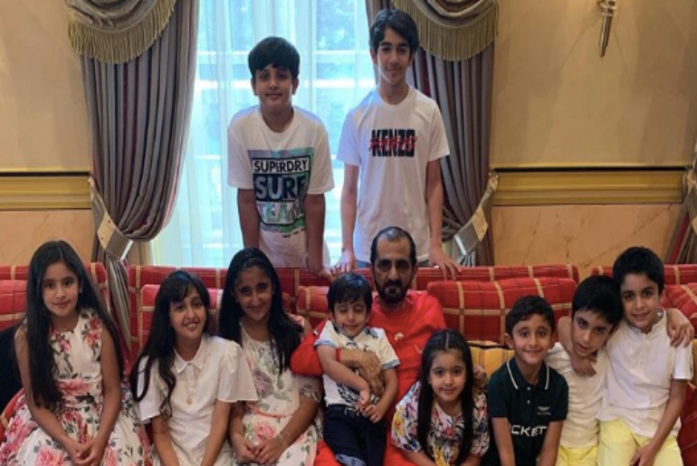 HH Sheikh Mohammed Celebrates His Birthday With His Family