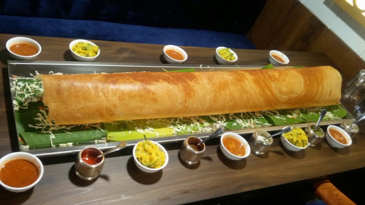 Sankalp Restaurant In Punjabi Bagh Serves A Massive 4 Feet Long Dosa