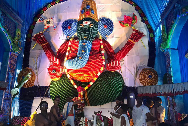 Tirupati Has A Ganesha Idol Made Of Bangles