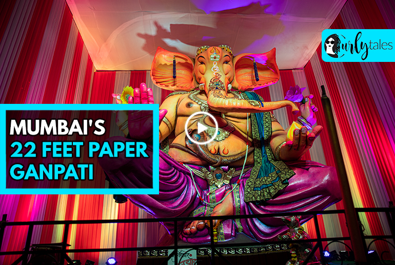 Tejukaya Ganesh Utsav Mandal Creates 22 Feet ‘Eco-Friendly’ Idol