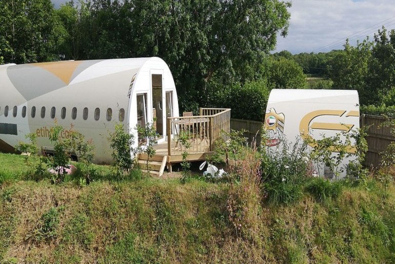 Etihad Airplane From Junkyard Turns Into Fancy Holiday Accommodation