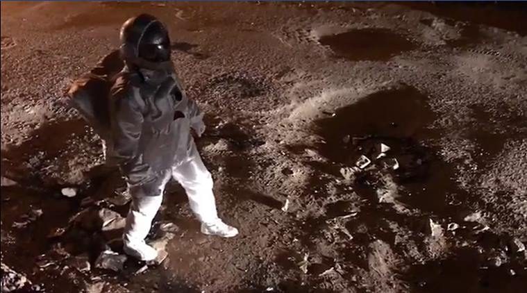 BBMP Fixes Potholes After The Bangalore Astronaut Stunt