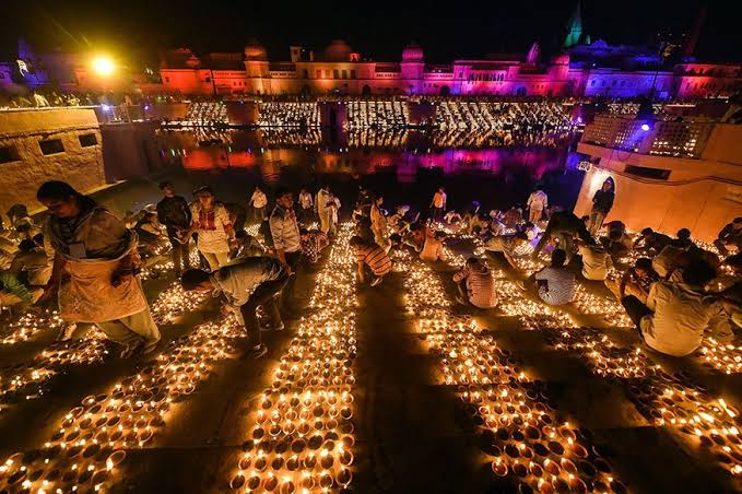 Ayodhya Enters Guinness Records As Over 4 Lakh Diyas Lit For Diwali