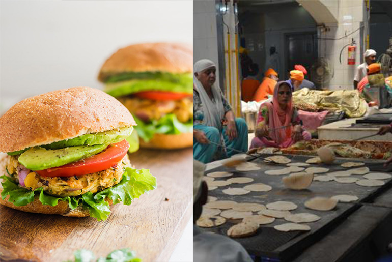 Gurudwaras In Punjab Have Included Pizzas And Burgers In Their Langar!