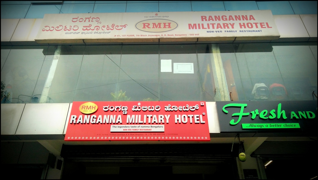Visit The 57 Year Old Ranganna Military Hotel In Bangalore Owned By A