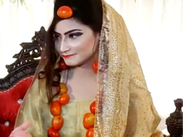 pakistani bride tomatoes