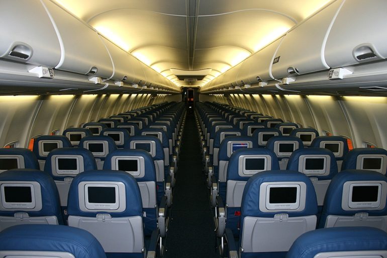 Here’s The Reason Behind Most Airplane Seats Being Blue