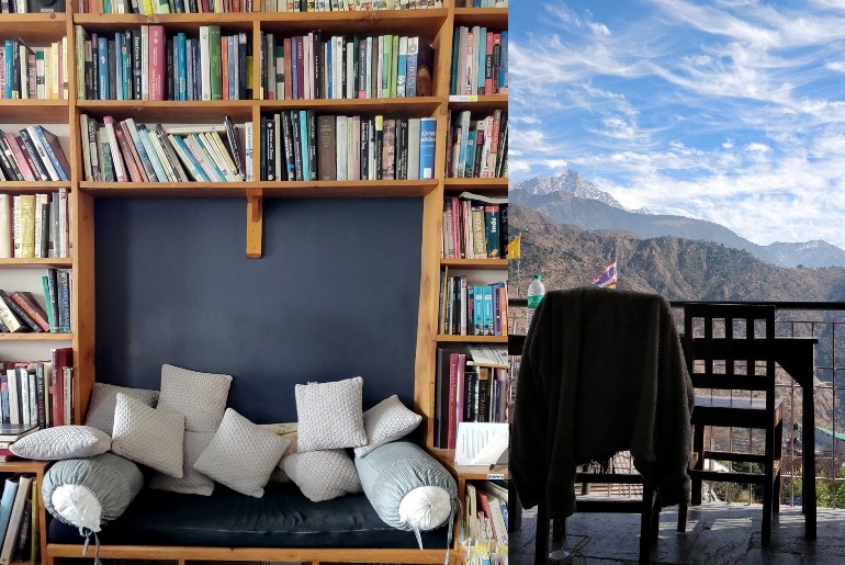 Café Illiterati In McLeod Ganj Offers Free Meals For Books! Carry A Book You Think They’d Want And Dine At This Cliffside Mountain Cafe For Free!
