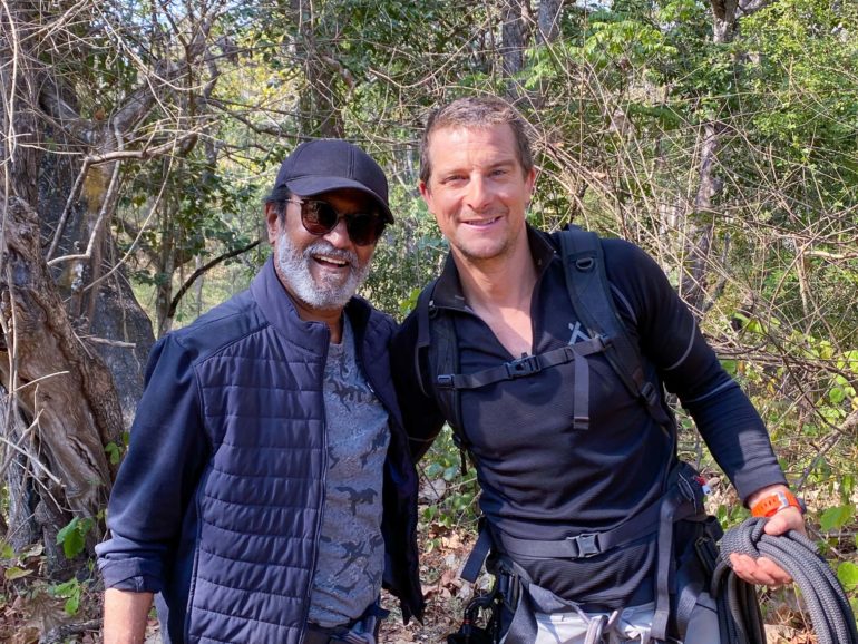 Rajinikanth To Feature In A Special Episode Of Bear Grylls’ Man vs Wild