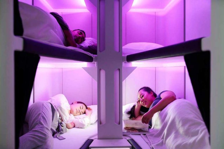 Air New Zealand Reveals Bunk Beds For Economy Passengers