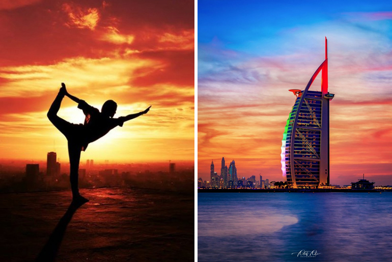 A FREE Yoga Class Is Happening On The Burj Al Arab Helipad