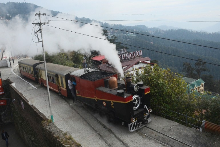 Take A Historic Ride On 117-Yr Old Steam Engine Running Through Kalka-Shimla Heritage Line